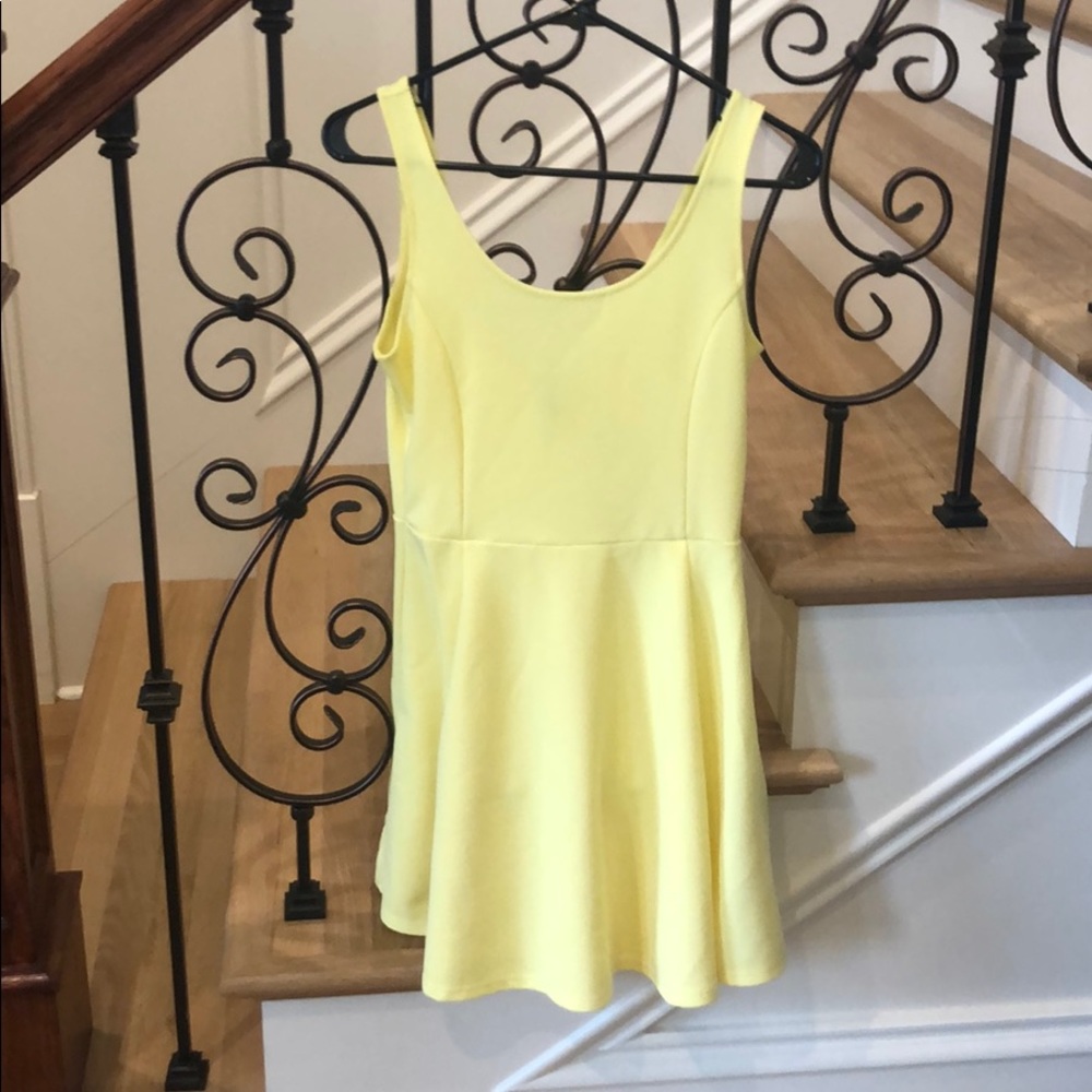 Yellow sun dress